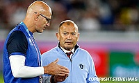 England head coach John Mitchell (left)