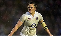 Marlie Packer scored the opening try for England