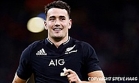 Will Jordan scored the opening try for New Zealand