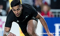 Reiko Ioane was one of the try scorer for Leinster Reiko Ioane was one of the try scorer for Leinster