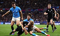 Damian McKenzie kicked four conversions and a penalty goal Damian McKenzie kicked four conversions and a penalty goal