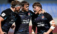Jimmy Staples (centre) will be hoping he and England's forward pack can leave their mark against South Africa Jimmy Staples and England ready for physically demanding semi-final against hard-edged South Africa