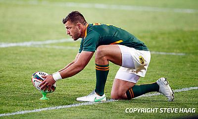 Handre Pollard starts at fly-half for South Africa