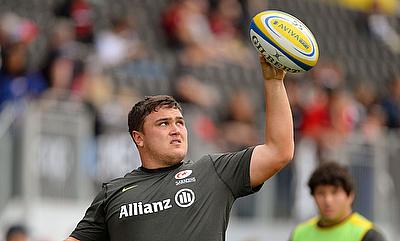 Jamie George scored the opening try for Saracens