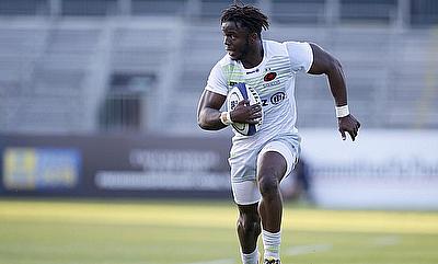 Saracens' Rotimi Segun once again put in a solid performance Saracens run in 11 tries to rout Newcastle Red Bulls