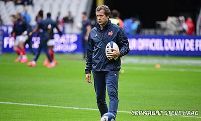 France head coach Fabien Galthie France head coach Fabien Galthie