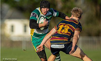 Jon Dawe in action for Guernsey against National Two East leaders Old Albanian Jonathon Dawe Interview: Guernsey’s German star