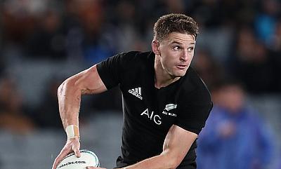 Beauden Barrett was part of the winning Blues side Beauden Barrett was part of the winning Blues side