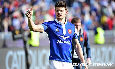 Romain Ntamack was one of the try scorer for France Romain Ntamack was one of the try scorer for France
