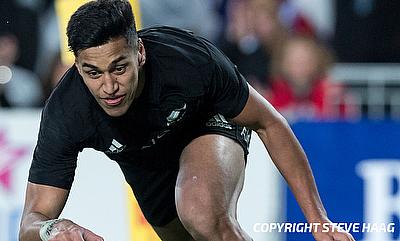 Reiko Ioane scored two tries for New Zealand Reiko Ioane scored two tries for New Zealand