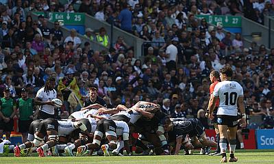A general view as Frank Lomani of Fiji stands over the scrum during the 2026 Nations Championship A general view as Frank Lomani of Fiji stands over the scrum during the 2026 Nations Championship