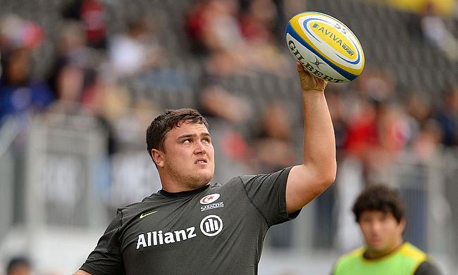 Jamie George scored the opening try for Saracens