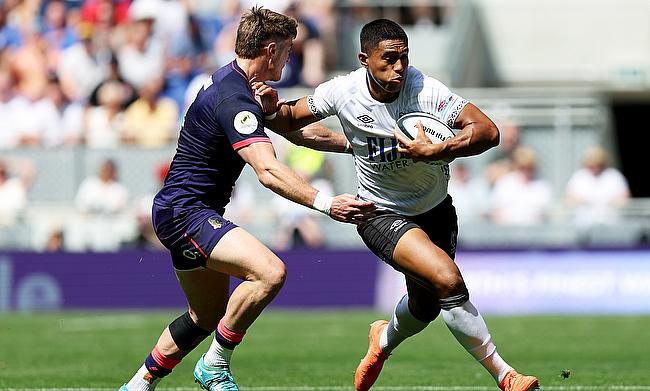 Bordeaux's Salesi Rayasi - pictured here playing against England in the summer - will have enjoyed their recent away success Le Notebook: Bordeaux are travelling, Pau stumble and Toulouse await their next challenger